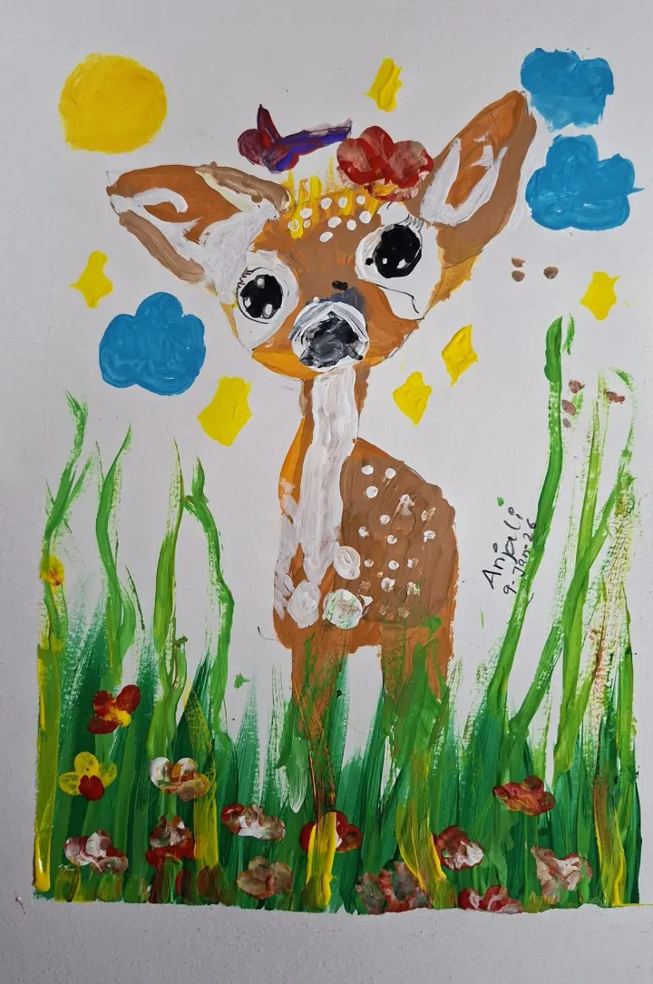 Kids painting art work