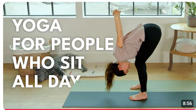 10-minute yoga routine for people who sit all day