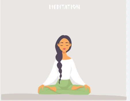 Daily meditation practice for stress management, mental wellness, and improving focus as part of my healthy lifestyle.